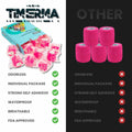 [Like New] timerma 20 Rolls Self Adhesive Bandage Wrap Elastic Breathable Pink by Deal US
