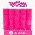 [Like New] timerma 20 Rolls Self Adhesive Bandage Wrap Elastic Breathable Pink by Deal US