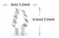 WJSYSHOP Mini Ice Cream Cookie Cutter Stainless Steel Silver by Deal US