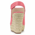 Allegra K Women's Espadrille Platform Wedges Sandals Watermelon Red Size 5.5 by Deal US