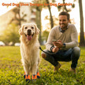 DOGOYS Dog Shoes Non-Slip Waterproof Boots Orange 4Pcs Size M-L by Deal US