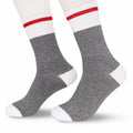 KGHYT Funny Socks If You Can Read This Bring Me Cake Red White Striped 2 Pairs by Deal US