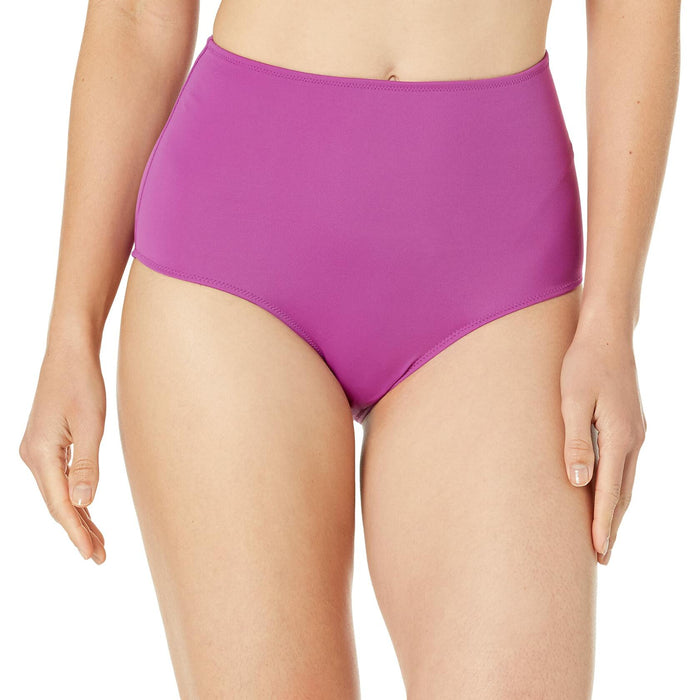 Amazon Essentials Women’s High Waist Swim Bottom Violet Size Small by Deal US