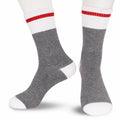KGHYT Funny Socks If You Can Read This Bring Me Cake Red White Striped 2 Pairs by Deal US