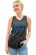 Blue 84 Women’s NCAA Tri-Blend Tank Top Official Licensed Team Color by Deal US