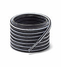 Shoemate Round Boot Shoelaces for Work Boots Hiking Shoes White/Black 60" by Deal US