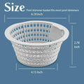 X5MPLXPMX 2 Pack Pool Skimmer Basket Replacement for Swimline Hydrotools Black by Deal US