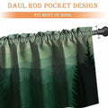 GDYIGB Window Valance 54x18 Green Forest Bear Rod Pocket Curtain Panel by Deal US