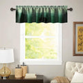GDYIGB Window Valance 54x18 Green Forest Bear Rod Pocket Curtain Panel by Deal US
