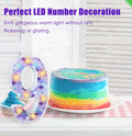 MUNILAIL Mermaid Birthday Number 9 Light Up Sign Plastic Party Decor by Deal US