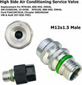 M12x1.5 Male High Side A/C Port Valve for Chevy GMC Ford Chrysler VW Jeep by Deal US