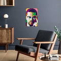 KIVYYB Malcolm X Portrait Tin Sign Retro Metal Wall Art 8x12 Inches by Deal US