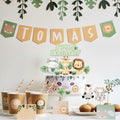 Usoway Jungle Animal Cake Topper Safari Wild Animals Pastel Cardstock by Deal US