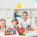 Amyhill 4 Pcs Teacher Appreciation Wooden Table Centerpieces Decorations by Deal US
