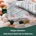 WVacFre Oxygen Absorbers 50cc Green Food Grade 200 Pack by Deal US