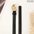 WERFORU Women Skinny Faux Leather Belt Gold Buckle 0.7" Width Size 36-42" by Deal US