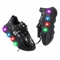 VRYUZHOU Kids Stylish Party Christmas Cartoon Sneakers Black Size 9 by Deal US