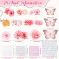 Kimkusia 2025 Graduation Cap Decorations Kit Pink Letters Flowers Topper by Deal US