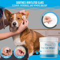 BestBy06/27 Petazy Dog Ear Wipes Unscented Natural Soothing 120 XL Pcs by Deal US