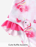 PATPAT Toddler Girls Unicorn One Piece Swimsuit Pink Size 2T by Deal US