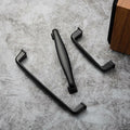 Pusrfots Drawer Pulls Solid Alloy Cabinet Handle 3.8in Black 10 Pack by Deal US