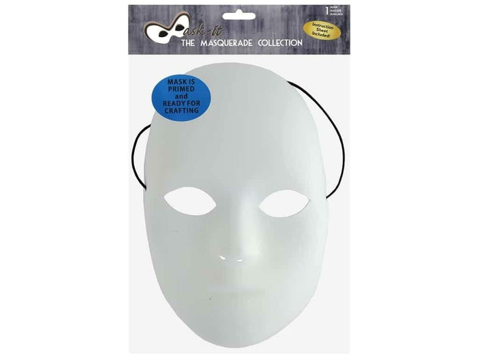 Midwest Design Mask It Full Mask 8.5" White by Deal US