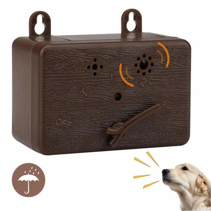 Humutan Anti Barking Device Waterproof Ultrasonic Adjustable Level Outdoor by Deal US