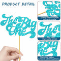 C L cooper life 18pcs Blue Glitter Surfing Centerpiece Sticks Foil Decor by Deal US