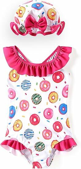 PATPAT Toddler Girls Unicorn One Piece Swimsuit Pink Size 2T by Deal US