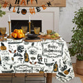 aoselan Halloween Waterproof Tablecloth Skeleton Spider Web 60x102 Inch by Deal US