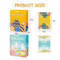 Ranfashiong 2Pcs 12.6" Easter Gift Bags Yellow Green Rabbit Eggs by Deal US