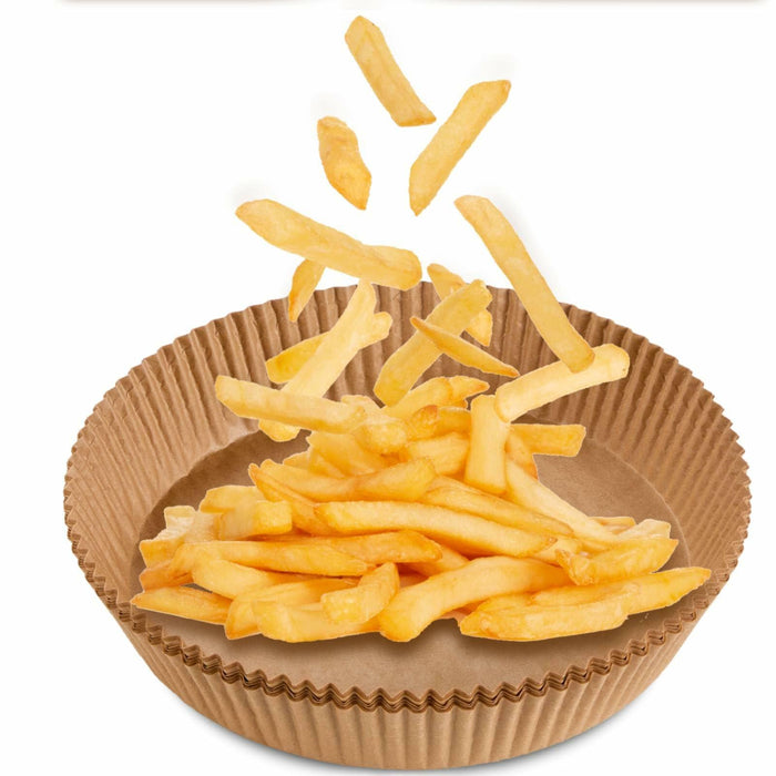 FGTIYOUP 125 Pcs 7.9 Inch Round Air Fryer Liners Silicone Paper Thickened by Deal US
