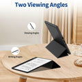 Sanyetral PU Leather Stand Cover Two Angles Pen Holder Auto Sleep/Wake Black by Deal US
