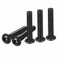 DTGN M4-0.7x25mm Button Head Socket Cap Screws 50pcs Black Carbon Steel Hex by Deal US