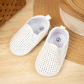 Meckior Infant Baby Shoes White Soft Sole Slip On Toddler Size Newborn by Deal US