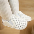 Meckior Infant Baby Shoes White Soft Sole Slip On Toddler Size Newborn by Deal US