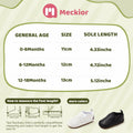 Meckior Infant Baby Shoes White Soft Sole Slip On Toddler Size Newborn by Deal US