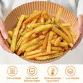 FGTIYOUP 125 Pcs 7.9 Inch Round Air Fryer Liners Silicone Paper Thickened by Deal US