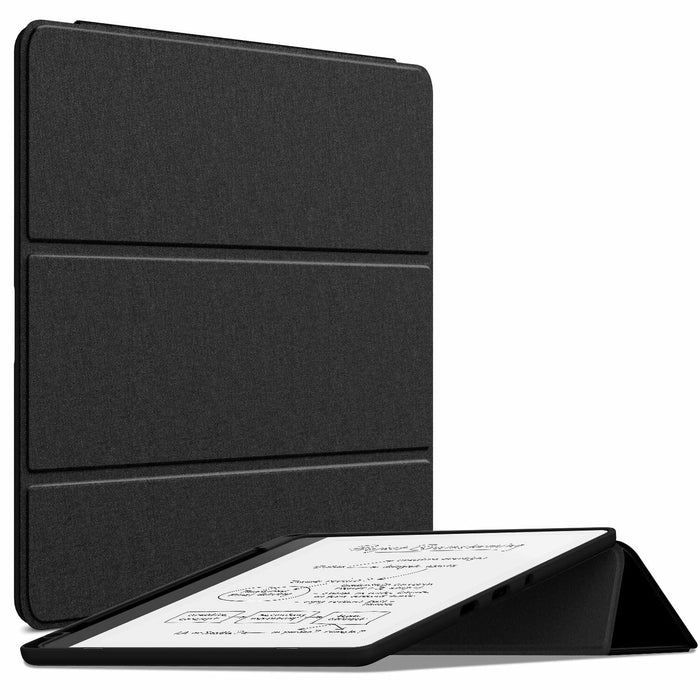 Sanyetral PU Leather Stand Cover Two Angles Pen Holder Auto Sleep/Wake Black by Deal US