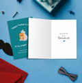 IDU Funny Fathers Day Cat Dad Card Heartfelt Gift Color ZN157 by Deal US