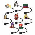 CovCap Compatible Stanley 30&40oz Tumbler Halloween Silicone Straw Covers 8pcs by Deal US