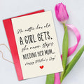 CSMOSJgreetings Funny Mother's Day Card for Mom Lovely Gift CSMOSJ-375-MQJ by Deal US