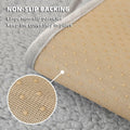 MELLYKORAN Sherpa Fleece Sectional Sofa Cover Non Slip Gray 28x70 by Deal US