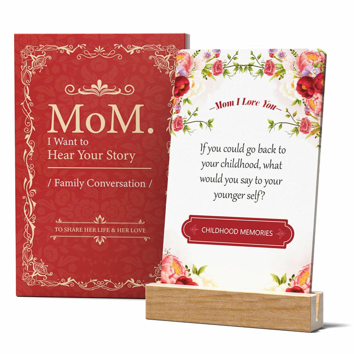 Dreambrook Mom Conversation Cards Meaningful Talk Mothers Day Gift by Deal US