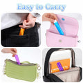 Piriuuo Travel Toothbrush Set 4 Pcs Foldable Soft Bristles 4 Colors by Deal US