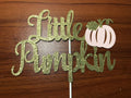 LeeSky Little Pumpkin Gold Pink Paper Cake Topper Baby Shower 1st Birthday by Deal US