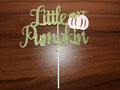 LeeSky Little Pumpkin Gold Pink Paper Cake Topper Baby Shower 1st Birthday by Deal US