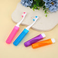 Piriuuo Travel Toothbrush Set 4 Pcs Foldable Soft Bristles 4 Colors by Deal US
