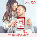 Pawzity Valentines Day Card for Boyfriend 5.3x8in Single Folded Envelope Him 09 by Deal US