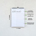 CLEVER SIGNS Habit Tracker Calendar Undated 12 Month Silver Spiral 7x10 Colorful by Deal US